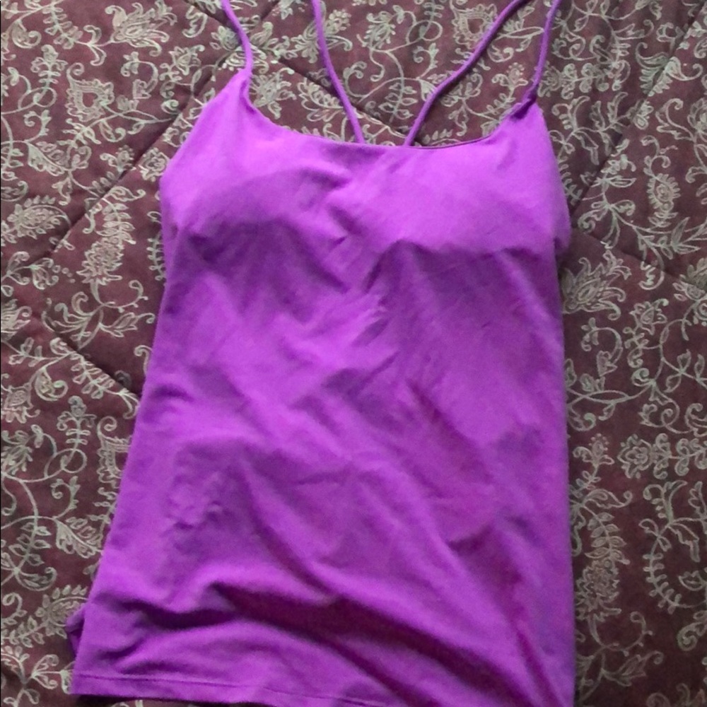 Purple Workout Shirt